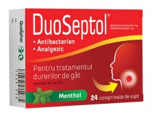 Дуосептол Ментол №24 таб.для рассасывания