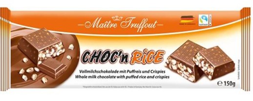 Шоколад МТ Milk Choc'n Rice 150гр