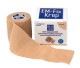 Бинт когезивный EM-FIT Krep фиксирующийся 5см x 4,5м Бежевый