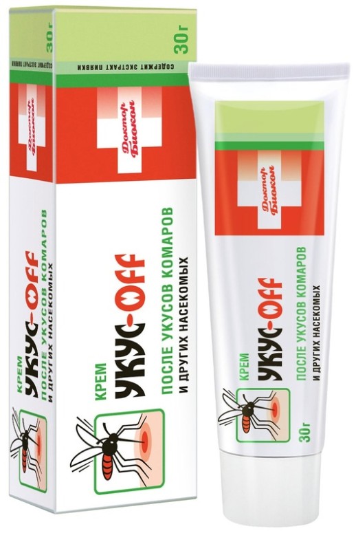 Репеллент Укус-OFF крем после укусов насекомых 30г
