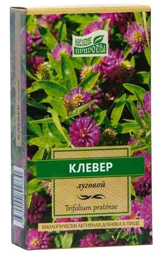 Клевер луговой цветы и трава 50г