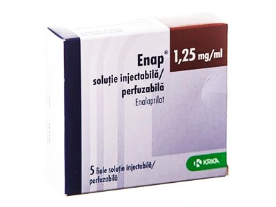 Энап 1,25мг/мл 1мл №5 р-р для в/в введения