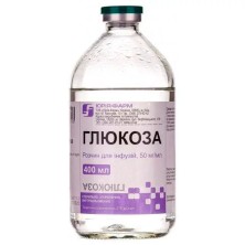 Глюкоза 5% 400мл р-р для инфузий