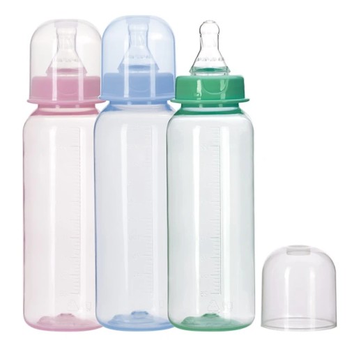 Бутылочка Курносики 250мл с силикон.соской полипропиленовая от 0+мес.(арт.11141)