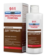 911 Экстренная помощь Шампунь Дегтярный (против перхоти) 150мл