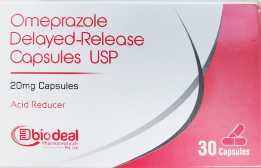Омепразол 20мг №30 капс.с модифицированным высвобождением