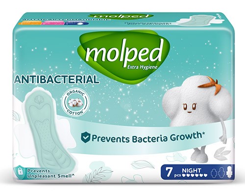 Прокладки Молпед Extra Hygiene Ночные №7 (6кап)