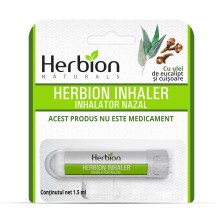 Ингалятор-карандаш назальный Herbion с маслами эвкалипта и гвоздики 1,5мл