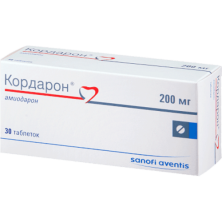 Кордарон 200мг №30 таб. (Амиодарон)