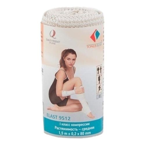 Бинт мед. эл. средней растяж. 1,5м х 8см