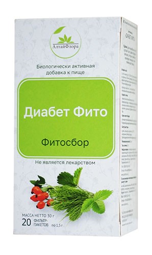Фитосбор Диабет Фито 1,5г №20 фильтр-пакет