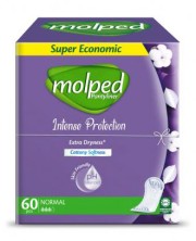 Прокладки Молпед ежедневки Pantyliner Normal №60 Супер Эко фиолетовые