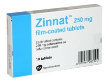 Зиннат (цефуроксим) таб 250мг №10