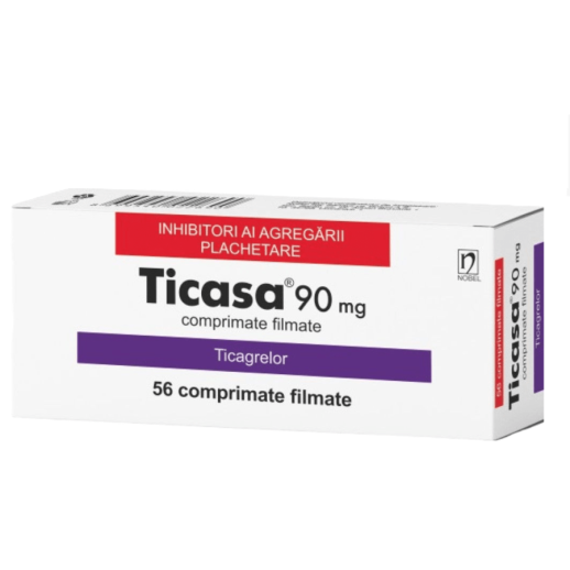 Тикаса 90мг №56 таб.п/о (Тикагрелор)