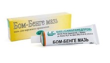 Бом-Бенге мазь 25г (метилсалицилата 20,2г, ментола 3,9г)