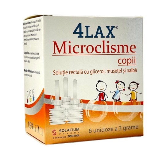 Микроклизмы 4LAX 3г №6 микроклизмы р-р для ректального введения (комб.слабит.ср-во для детей)