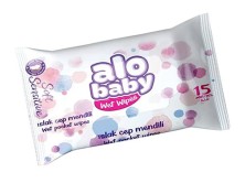 Салфетки влажные ALO Baby №15 в ассортименте