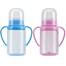 Бутылочка Курносики с ручками 125мл с силиконовой соской от 6+мес. арт.11134