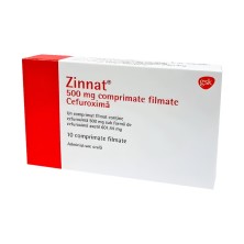Зиннат (Цефуроксим) таб 500мг №10