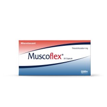 Мускофлекс 4мг №20 капс. (Тиоколхикозид) миорелаксант
