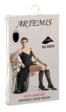 Гольфы ARTEMIS медицинские компрессионные 50 den (черные) (размер универсальный)