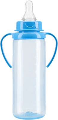 Бутылочка Курносики с ручками 250мл с силиконовой соской от 0+мес. арт.11133