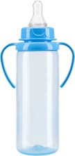 Бутылочка Курносики с ручками 250мл с силиконовой соской от 0+мес. арт.11133