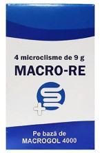 Микроклизмы Macro-Re 9г №4 фл. (Макрогол)