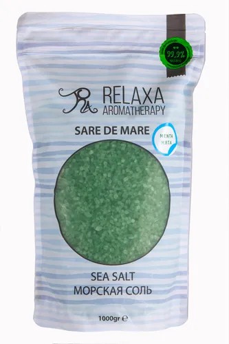 Соль для ванн RELAXA Мята 1000г