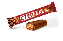 Шоколадный батончик СТЕП ХХL арахис/карамель70гр