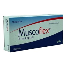 Мускофлекс 8мг №10 капс. (Тиоколхикозид) миорелаксант