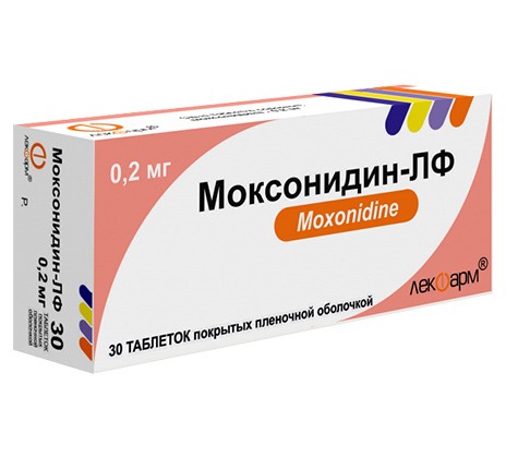 Моксонидин-ЛФ 0,2мг №30 таб.