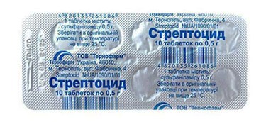Стрептоцид 500мг №10 таб