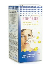 Клирвин крем для лица Отбеливающий от веснушек и пигментных пятен 100г