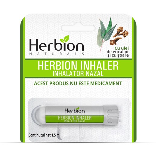 Ингалятор-карандаш назальный Herbion с маслами эвкалипта и гвоздики 1,5мл
