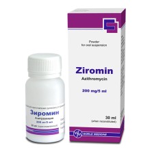 Зиромин 200мг/5мл 30мл порошок для приготовления суспензии (Азитромицин)