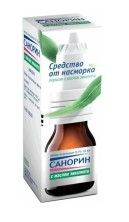 Санорин капли назальные 0 1% 10мл (Нафазолин)