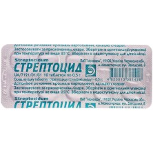 Стрептоцид 500мг №10 таб