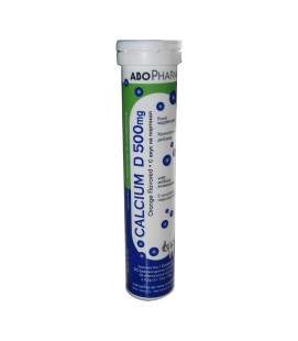 AboPharma Кальций 500мг + Вит.Д3 №20 таб.шипучие со вкусом Апельсина