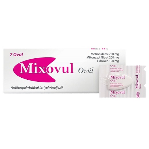 Миксовул супп. вагин. №7 (Миконазол+метронидазол+лидокаин)