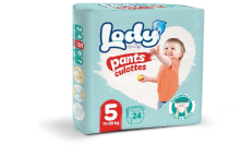 Подгузники - трусики LODY ECO PACK BABY Junior 5 №24 (11-25кг)