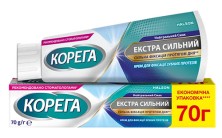 Корега Экстра сильный для фикс.зубн.протезов 70г (Нейтральный вкус) НВ