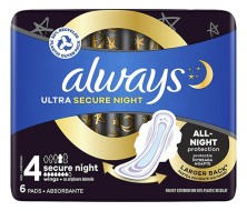 Прокладки Олвейс ультра 7к №6 NIGHT Secure