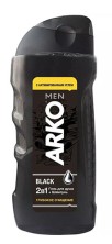 Гель для душа & Шампунь АРКО Men 2в1 260мл Black