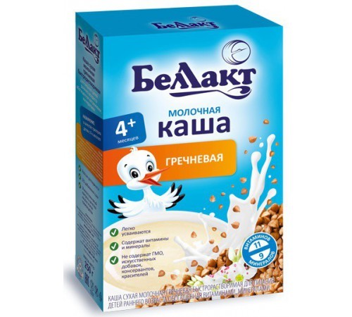 Беллакт каша молочная гречневая 200г