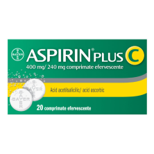 Аспирин плюс С 400мг/240мг №20 таб.шип.