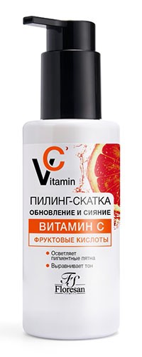 Пилинг-скатка Обновление и Сияние (Витамин С и Фруктовые к-ты) 150мл Ф-675