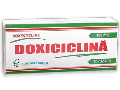 Доксициклин 100мг №10 капс.
