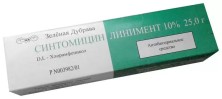 Синтомицина линимент 10% 25г