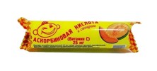 Аскорбиновая к-та 25мг №10 Клубника